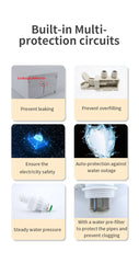 Compatible with Roborock Q revo Max QV35 Q revo Edge Robot Vacuum Water Change Kit Auto Water Refill and Drain water hookup kit