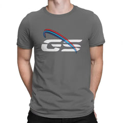 2026 SUMMER GS LIGHT Men's 2D T Shirt GS Grunge Motorcycle BRUSHES O Neck Short Sleeve 100_ Cotton Top Men Tees Clothing