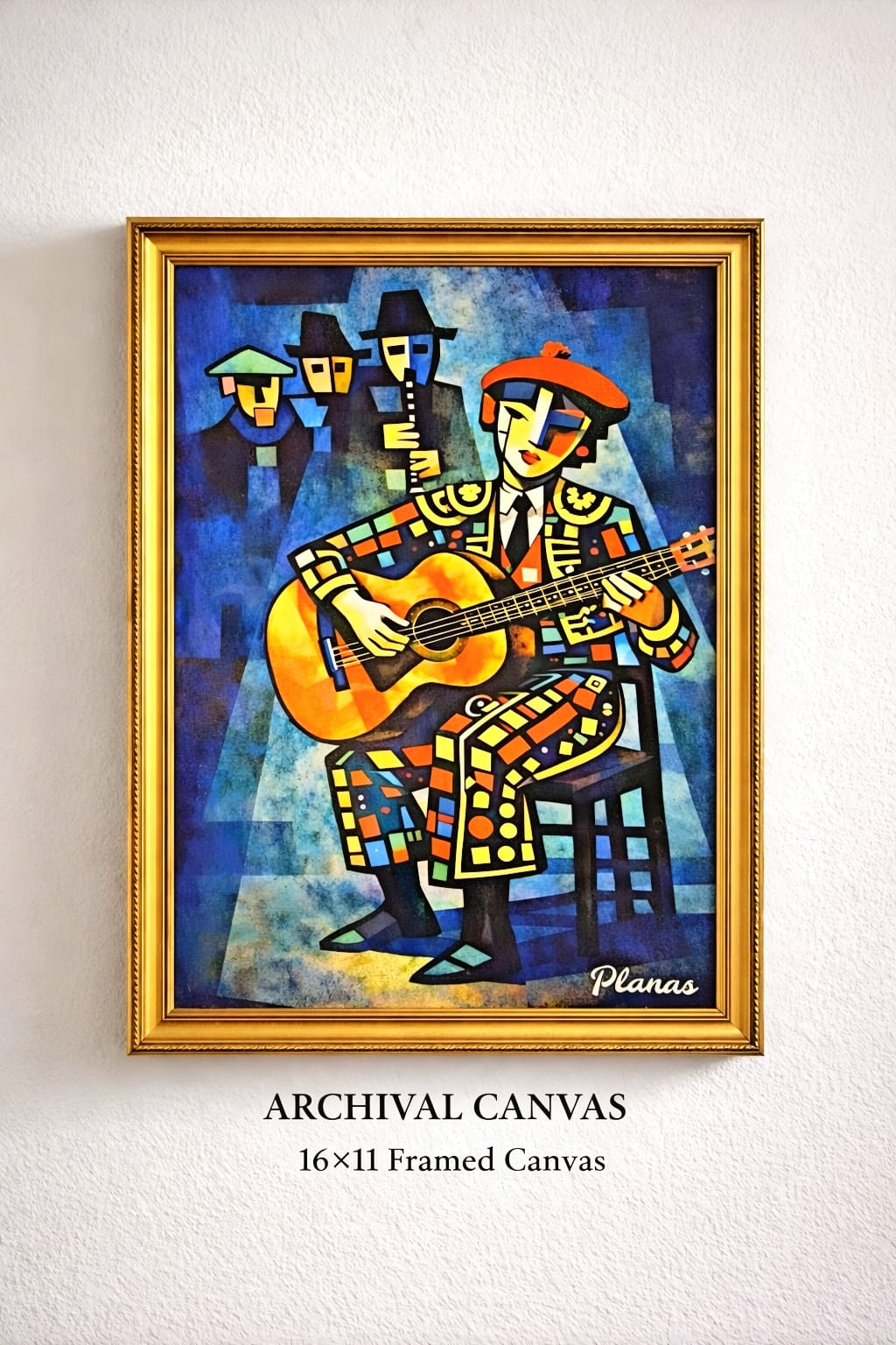 LOS TRES MUSICIANS Cubist Composition by Jon Planas